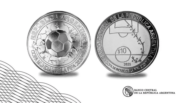 الأرجنتين تُصدر قطعة نقدية تكريماً لهدف مارادونا في كأس العالم 1986