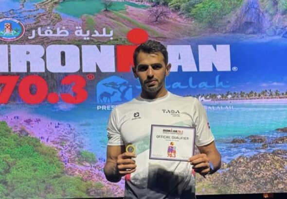 لاعب منتخبنا للترايثلون يتأهل إلى بطولة العالم للرجل الحديدي
