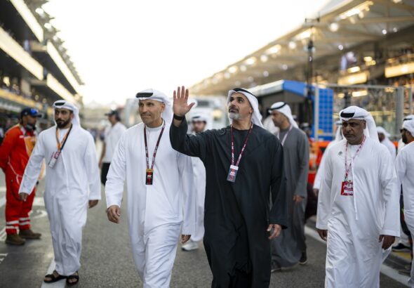 Crown Prince of Abu Dhabi attends Formula 1 World season finale