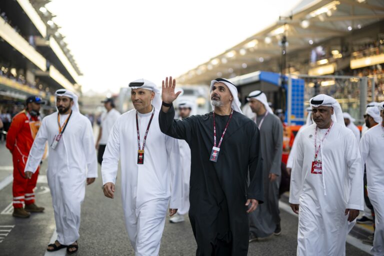 Crown Prince of Abu Dhabi attends Formula 1 World season finale