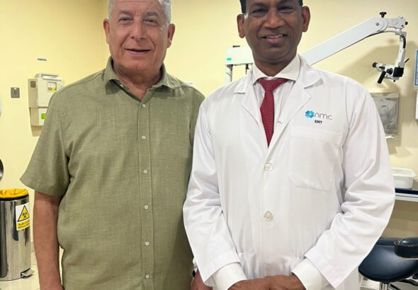 أطباء مستشفى إن إم سي رويال الشارقة يعيدون البصر لرجل يبلغ 65 عاماً بعد فقدان مفاجئ للرؤية